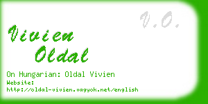 vivien oldal business card